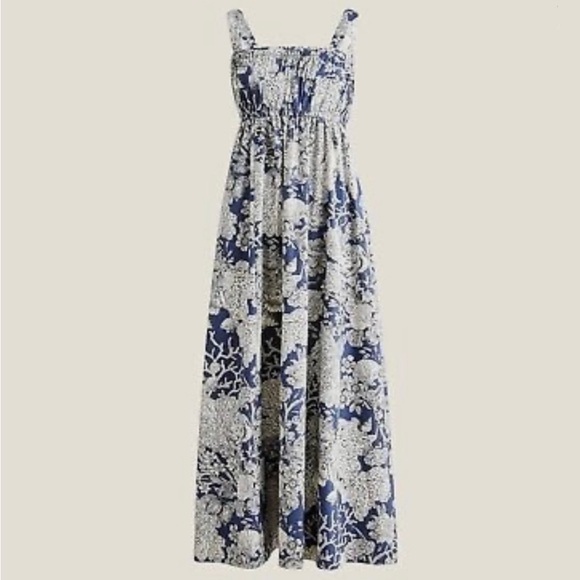 J. Crew Collection Ratti Navy Seashell dress 14 - Picture 4 of 10